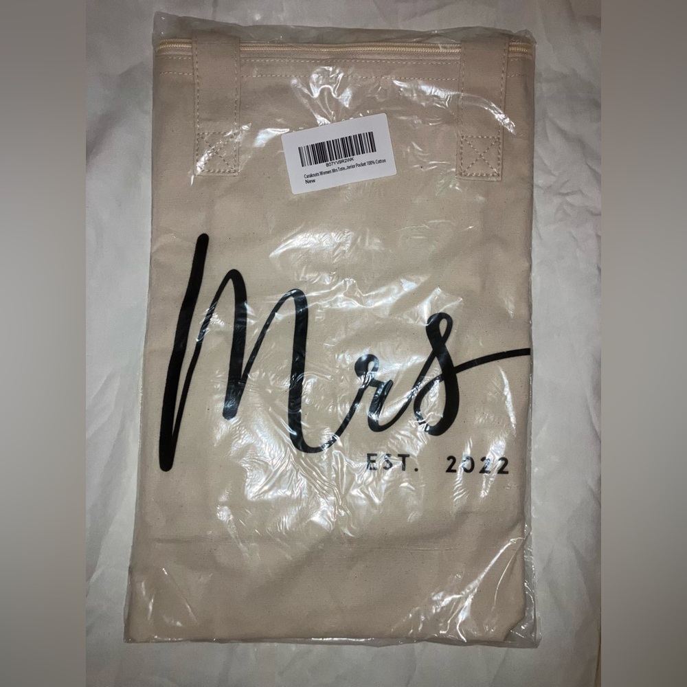 Caraknots Women Mrs Tote 100% Cotton - Picture 2 of 7